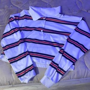stripped crop top